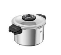 Kuhn Rikon Pressure Cooker Duromatic Neo Food Steamer with Side Grips. Multi Cooker Hotpot with Auto Lock Lid. Stainless Steel Pot. Instant Cook Pot (5L/22cm)