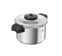 Kuhn Rikon Duromatic Classic Neo Pressure Cooker with Side Grips, 22cm/7L in Silver Kuhn Rikon Silver