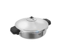 Kuhn Rikon 30330 Duromatic Hotel Stainless Steel Frying Pan, 5 Litre / 28 cm, Silver