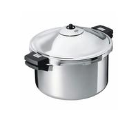 Kuhn Rikon 30333 Duromatic Hotel Stainless Steel Pressure Cooker with Side Grips, 12 Litre / 28 cm, Silver
