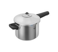 Kuhn Rikon Pressure Cooker Duromatic Inox 2.5L/20cm Food Steamer with Long Handle. Multi Cooker Hotpot with Auto Lock Lid. Stainless Steel Pot. Instant Cook Pot - 10 Year Kuhn Rikon Cookware Guarantee