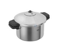 Kuhn Rikon Pressure Cooker Duromatic Inox 5L/22cm Food Steamer with Side Grips. Multi Cooker Hotpot with Auto Lock Lid. Stainless Steel Pot. Instant Cook Pot - 10 Year Kuhn Rikon Cookware Guarantee