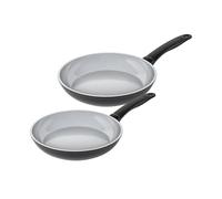 Kuhn Rikon Easy Ceramic Aluminium Induction Safe Frying Pan, Set Of 2, 24Cm And 28Cm
