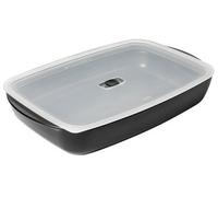 Kuhn Rikon - EASY GLASS Dish non-stick coated with Lid 3.6L / Large