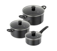 Kuhn Rikon Easy Induction 3pc Cookware Set 16cm saucepan, 20 & 24 cm casserole