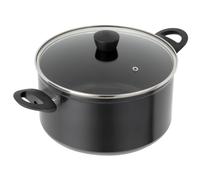 Kuhn Rikon Casserole 2.2L/18cm, Forged Aluminium 3-Layer PFOA-Free Non-Stick Pan with Stay-Cool Handles & Glass Lid. Suitable for All Hobs, Including Induction. Oven & Dishwasher Safe - Easy Induction