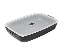 KUHN RIKON Easy Oven Dish Glass Coated with Lid Medium 2 L Glass