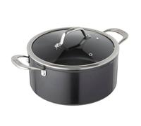 Kuhn Rikon Easy Pro Aluminium Non-Stick Induction Safe Casserole Pot, 18cm/2.3L in Black Kuhn Rikon Black