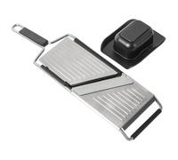 KUHN RIKON Essential Mandolin, Stainless Steel, Sharp Blade, Infinitely Adjustable up to 0.5 cm