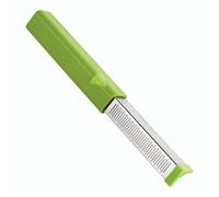 Kuhn Rikon Fine/Extra-Fine Dual Grater, Stainless Steel, Green