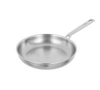 Kuhn Rikon Culinary Fiveply Oven Proof Uncoated Stainless Steel & Aluminium Frying Pan with Welded Stay-Cool Handle, 20cm. Induction Safe Pan. Dishwasher Safe Cookware Guarantee