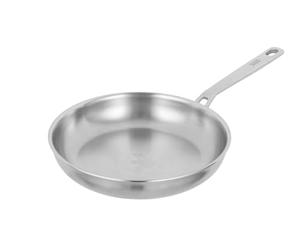 Kuhn Rikon Frying Pan 20cm, Uncoated Stainless Steel 5-Ply Cookware | 3 Inner Aluminium Layers, Welded Stay-Cool Handle, Non-Drip Pouring Rim, Induction, Oven & Dishwasher Safe - Culinary Fiveply