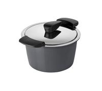Kuhn Rikon Hotpan Swiss Made Time And Energy Saving Casserole Pot, Grey, 14Cm/1L