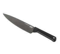 KUHN RIKON Iced Chef's Large Knife with Long Blade and Weighted Handle. Total Length = 33.5cm. Blade Length = 20cm. Crafted from Ice Hardened Germain Stainless Steel. Durable and Corrosion Resistant.