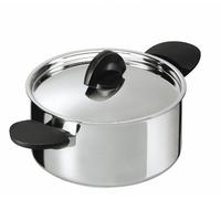 Kuhn Rikon "Luna Cooking Pot, Stainless Steel, Silver, 2 Litre, 18 cm