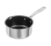 Kuhn Rikon Milk Pan 1.5L/16cm, Stainless Steel Non-Stick Pan with Stay-Cool Handle, Two Pouring Spouts & Mirror Finish. Use on Any Hob, Including Induction. Oven & Dishwasher Safe - Allround