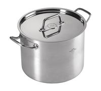 Kuhn Rikon Montreux Swiss Made Brushed Stainless Steel Induction Safe Casserole Pot, 24Cm/9L