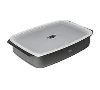 KUHN RIKON New Life Pro Recycled Oven Dish with Lid Medium 2.8 L | Aluminium casserole dish with 3-layer non-stick coating, temperature resistant, ideal for oven and freezer