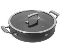 Kuhn Rikon New Life Pro Swiss Made Recycled Aluminium Induction Safe Shallow Casserole Pot, 24Cm/3L