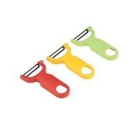 Kuhn Rikon Potato Peelers (set of 3) with Steel Blade. Vegetable Peeler. Veg Peeler. Potato Peelers for Kitchen. Light Speed Peeler. Apple Peeler - 3 Year Kuhn Rikon Kitchen Accessories Guarantee