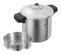 Kuhn Rikon Pressure Cooker 5L/22cm with Steamer Insert, Stainless Steel Pot