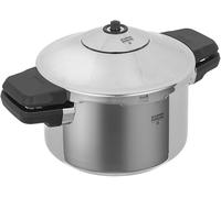 Kuhn Rikon Pressure Cooker Duromatic Inox 2.5L/20cm Food Steamer with Side Grips. Multi Cooker Hotpot with Auto Lock Lid. Stainless Steel Pot. Instant Cook Pot - 10 Year Kuhn Rikon Cookware Guarantee