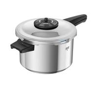 Kuhn Rikon Pressure Cooker Duromatic Neo 5L/22cm Food Steamer with Long Handle. Multi Cooker Hotpot with Auto Lock Lid. Stainless Steel Pot. Instant Cook Pot - 10 Year Kuhn Rikon Cookware Guarantee