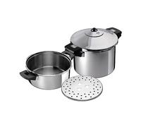 Kuhn Rikon Pressure Cooker Set, 4L/24cm & 6L/24cm, Stainless Steel Pots