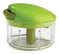 Kuhn Rikon Pull Chop, Manual Food Chopper with Pull Cord, Small/475ml | Stainless Steel Blades, Non-Slip Base, Dishwasher Safe Bowl, Easy to Use Fruit and Veg Cutter, Food Chopper, Swiss Design