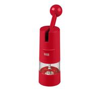 Kuhn Rikon Adjustable Ratchet Grinder with Ceramic Mechanism for Salt, Pepper and Spices, Red