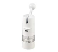 Kuhn Rikon Ratchet Spice Grinder, Ceramic Mill for Salt and Pepper, White