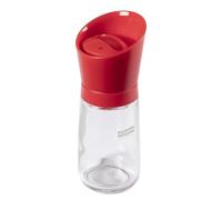 Kuhn Rikon Red Tulip Grinder - Salt and Pepper Mill, Herb & Spice Grinder, Adjustable Ceramic Mechanism, Mess-Free Top Grinding, BPA-Free Design