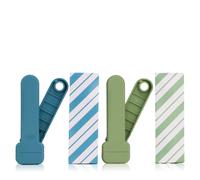 Kuhn Rikon Set of 2 Compact 3-1 Jar Openers in Gift Boxes EMERALD & VIOLET