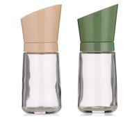 Kuhn Rikon Set of 2 Tulip Glass Spice Grinders GREY