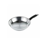 Silver Star Uncoated Stainless Steel Induction Safe Frying Pan with Waffle Base, 20cm Kuhn Rikon Silver One Size