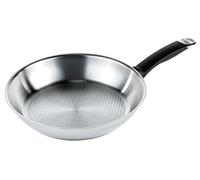Kuhn Rikon Silver Star Stainless Steel Frying Pan with Waffle Base, 26 cm