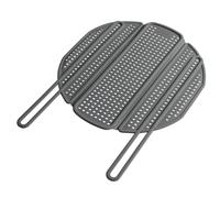 Kuhn Rikon Splatter Guard Foldable Silicone Pan Cover for Frying Pans and Pots up to 30cm 12 Inches, Heat Resistant Metal Reinforced Space Saving Kitchen Aid, Ø 32cm - Essential