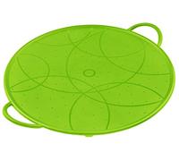 Kuhn Rikon Splatter Guard of Silicone 26cm in Green, 32 x 26 x 3 cm