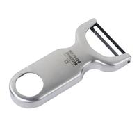 Kuhn Rikon Swiss Peeler Pro, Stainless Steel Handle, Vegetable Peeler | Sharp carbon steel Y-peeler blade for produce and citrus garnishes. Swiss-made for chefs, home bars and bar carts