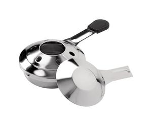 Kuhn Rikon Unfilled Paste Burner for Fondue Cooking. Suitable for Other Burners - Not Just Kuhn Rikon. 17.5 x 9.5 x 5cm, Silver