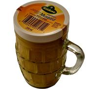 Kuhne Traditional Smooth & Mild German Mustard in Beer Mug Glass Jar 250 ml x 1