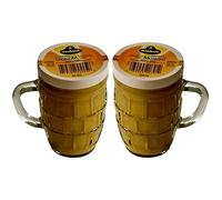 Kuhne Traditional Smooth & Mild German Mustard in Beer Mug Glass Jar 250 ml x 2