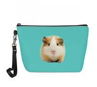 Kuiaobaty Cute Guinea Pig Print Girl Makeup Bag Toiletry Bag Women Leather Cosmetic Bag Travel Washbag Beauty Bag