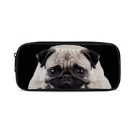 Kuiaobaty Cute Pug Pencil Case for Kids Children,Dog Printed School Supplies Durable Storage Bag Boy Girl Pen Case