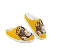 Kuiaobaty Guinea Pig Kids Winter Slippers Memory Foam, Cute Animal Slip On House Shoes Warm Fleece Lining, Indoor/Outdoor Use (Toddlers to Big Kids)