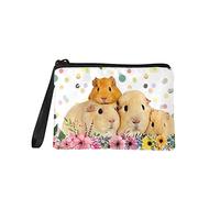 Kuiaobaty Guinea Pig Print Coin Purse for Girl Cute Animals Print Small Wallet Women Travel Change Pouch Makeup Bag