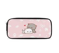 Kuiaobaty Kitten Cat Cute Pencil Case for Girl School Stationary Storage Bag for Kids Children Kawaii Pencil Bag,Pink