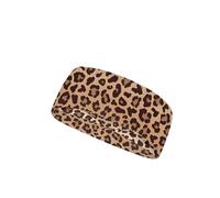 Kuiaobaty Leopard Print Head Bands for Women Sweat Absorbing Headbands Stretchy Headscarf for Running Yoga Gym Fashion Decoration