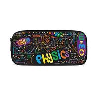 Kuiaobaty Physics Printed Kids Pencil Pouch Physics Enthusiast Children Big Capacity Stationary Bag School Pencil Case for Teenager