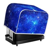Kuiaobaty Starry Sky Blue Toaster Cover for Four Slice Toaster, Galaxy Kitchen Bread Machine Cover Appliances Dust Protector